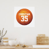 Personalized Basketball Poster (Küche)