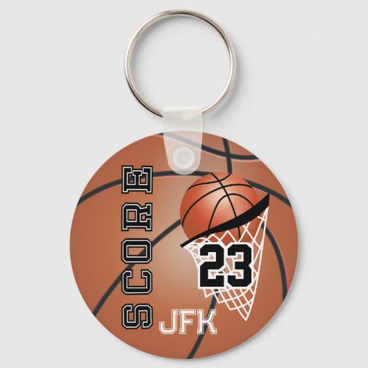 Personalized Basketball Schlüsselanhänger (Vorderseite)