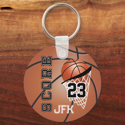 Personalized Basketball Schlüsselanhänger (Rückseite)