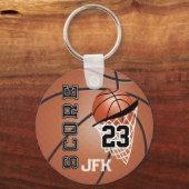 Personalized Basketball Schlüsselanhänger (Vorderseite)