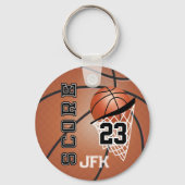 Personalized Basketball Schlüsselanhänger (Rückseite)