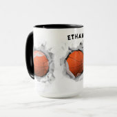 Personalized Basketball Tasse (Vorderseite Links)