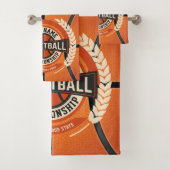 Personalized Basketball Team Player Custom Athlete Badhandtuch Set (Insitu)