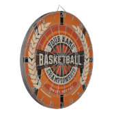 Personalized Basketball Team Player Custom Athlete Dartscheibe (Vorderseite Links)