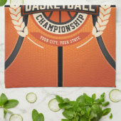 Personalized Basketball Team Player Custom Athlete Geschirrtuch (Gefaltet)