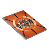 Personalized Basketball Team Player Custom Athlete Notizblock (Rechte Seite)