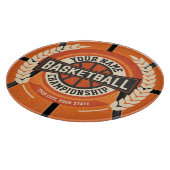 Personalized Basketball Team Player Custom Athlete Schneidebrett (Ecke)