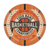 Personalized Basketball Team Player Custom Athlete Schneidebrett (Vorderseite)