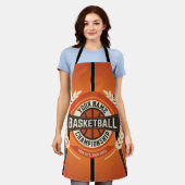 Personalized Basketball Team Player Custom Athlete Schürze (Getragen)