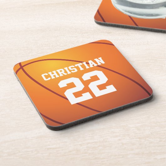 Personalized Basketball Untersetzer (Linke Seite)