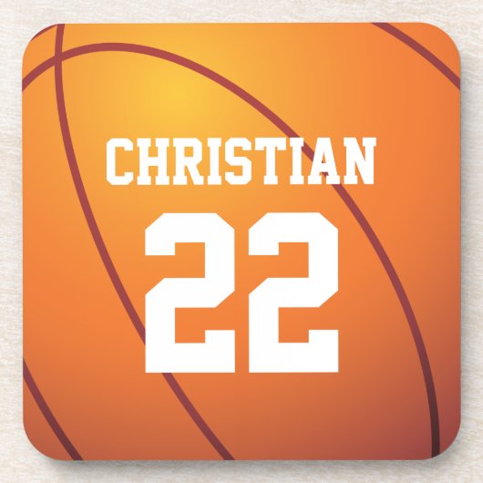 Personalized Basketball Untersetzer (Vorderseite)