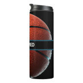 Personalized Basketball Water Bottle Custom Sport Thermosbecher (Nach rechts gedreht)