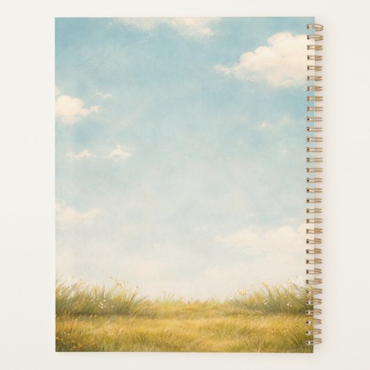 Personalized Basset Hound Tandem Planner Planer (Rückseite)