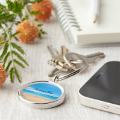 Personalized Beach Keychain | Ocean Name Keychain Schlüsselanhänger (Seite)
