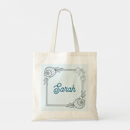 Personalized beach tote tragetasche (Rückseite)
