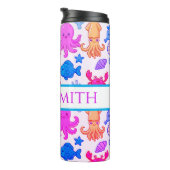 Personalized Beachy drink tumbler Thermosbecher (Nach rechts gedreht)