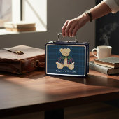 personalized Bear cute modern Metall Brotdose