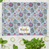 Personalized Beauty and the Beast Book Girl Geschirrtuch (Gefaltet)