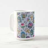 Personalized Beauty and the Beast Book Girl Kaffeetasse (Vorderseite Links)