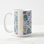 Personalized Beauty and the Beast Book Girl Kaffeetasse (Links)