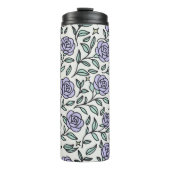 Personalized Beauty Beast Garden Rose Purple Thermosbecher (Vorderseite)