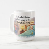 Personalized Bedtime Party Fun Mug Kaffeetasse (Vorderseite Links)