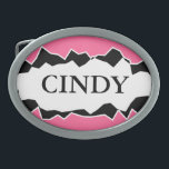 Personalized belt buckle for women - Custom name Ovale Gürtelschnalle<br><div class="desc">Personalized belt buckle for women - Custom name Birthday gift idea.</div>