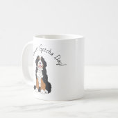 Personalized Bernedoodle 1st Gotcha Day Photo Kaffeetasse (Vorderseite Links)