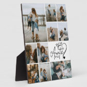 Personalized Best Aunt Photo Collage Fotoplatte (Seite)