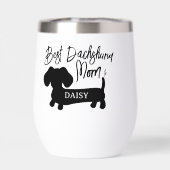 Personalized Best Dachshund Mom Mug (Rückseite)