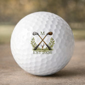 Personalized Best Dad By Par Monogram Golfball