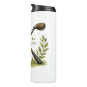 Personalized Best Dad By Par Monogram Thermosbecher (Nach rechts gedreht)