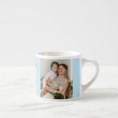 Personalized Best Dad Ever Espresso Mug Kids Names Espressotasse (Rechts)