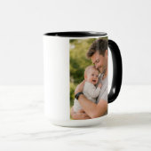 Personalized Best Daddy Ever | Custom Father’s Day Tasse (VorderseiteRechts)