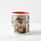 Personalized BEST DADDY Photo|Custom Father’s Day Tasse (Zentrum)
