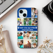 Personalized Best Dog Dad – Collage 10 Photos Case-Mate iPhone Hülle