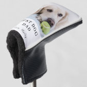 Personalized Best Dog Dad Custom Photo Golf Headcover (3/4 Vorderseite)