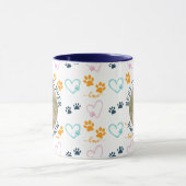 Personalized BEST DOG DAD EVER Mastif Photo Tasse (Zentrum)