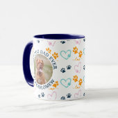 Personalized BEST DOG DAD EVER Mastif Photo Tasse (Vorderseite Links)