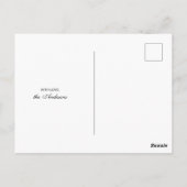 Personalized “Best Dog Ever” Dog Newspaper Postkarte (Rückseite)