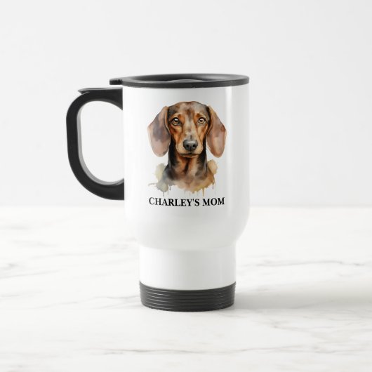Personalized Best Dog Mom Photo | Mother’s Day Reisebecher (Links)