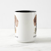 Personalized Best Dog Mom Photo | Mother’s Day Tasse (Zentrum)