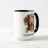 Personalized Best Dog Mom Photo | Mother’s Day Tasse (VorderseiteRechts)