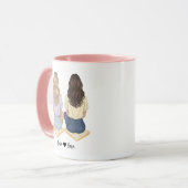 Personalized Best Friend Mug for Women | Funny Fri Tasse (Vorderseite Links)