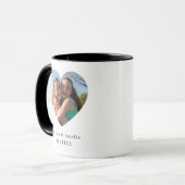 Personalized Best Friends Heart Photo Name Mug Tasse (Vorderseite Links)