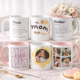 Personalized Best Mom Ever Photo Mug Kaffeetasse