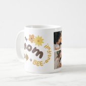 Personalized Best Mom Ever Photo Mug Kaffeetasse (Vorderseite Links)