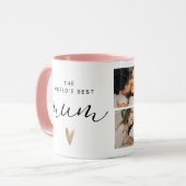 Personalized Best Mom Ever Photo Mug Tasse (Vorderseite Links)