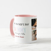 Personalized Best Mom Ever Photo Mug Tasse (Vorderseite Links)