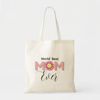 Personalized Best Mom Ever Tote Bag Gift Tragetasche